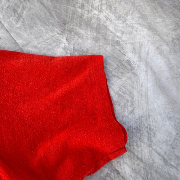 Vintage 80's Champion San Francisco 49ers Red Football Helmet Tee Shirt Sz Large - Picture 6 of 8